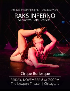 Show poster: Raks Inferno: Cirque Burlesque