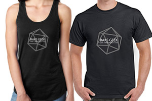 Raks Geek D20 Shirts