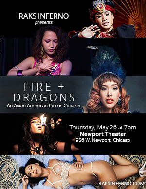 Show poster: Raks Inferno presents Fire + Dragons